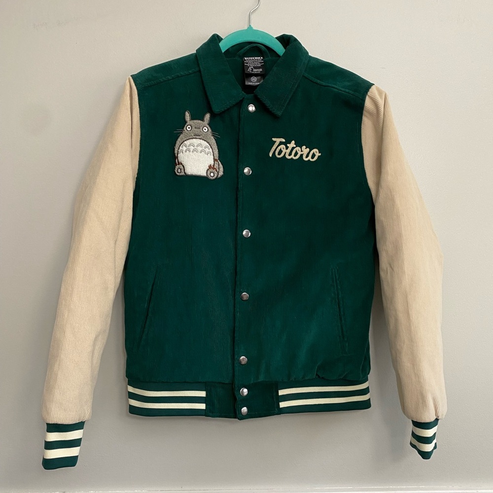 Studio Ghibli My Neighbor Totoro‎ Corduroy Varsity Jacket